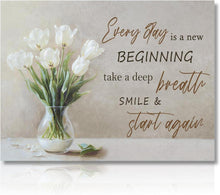 Motivierendes Poster Leinwand Druck 30x40 cm ohne Rahmen