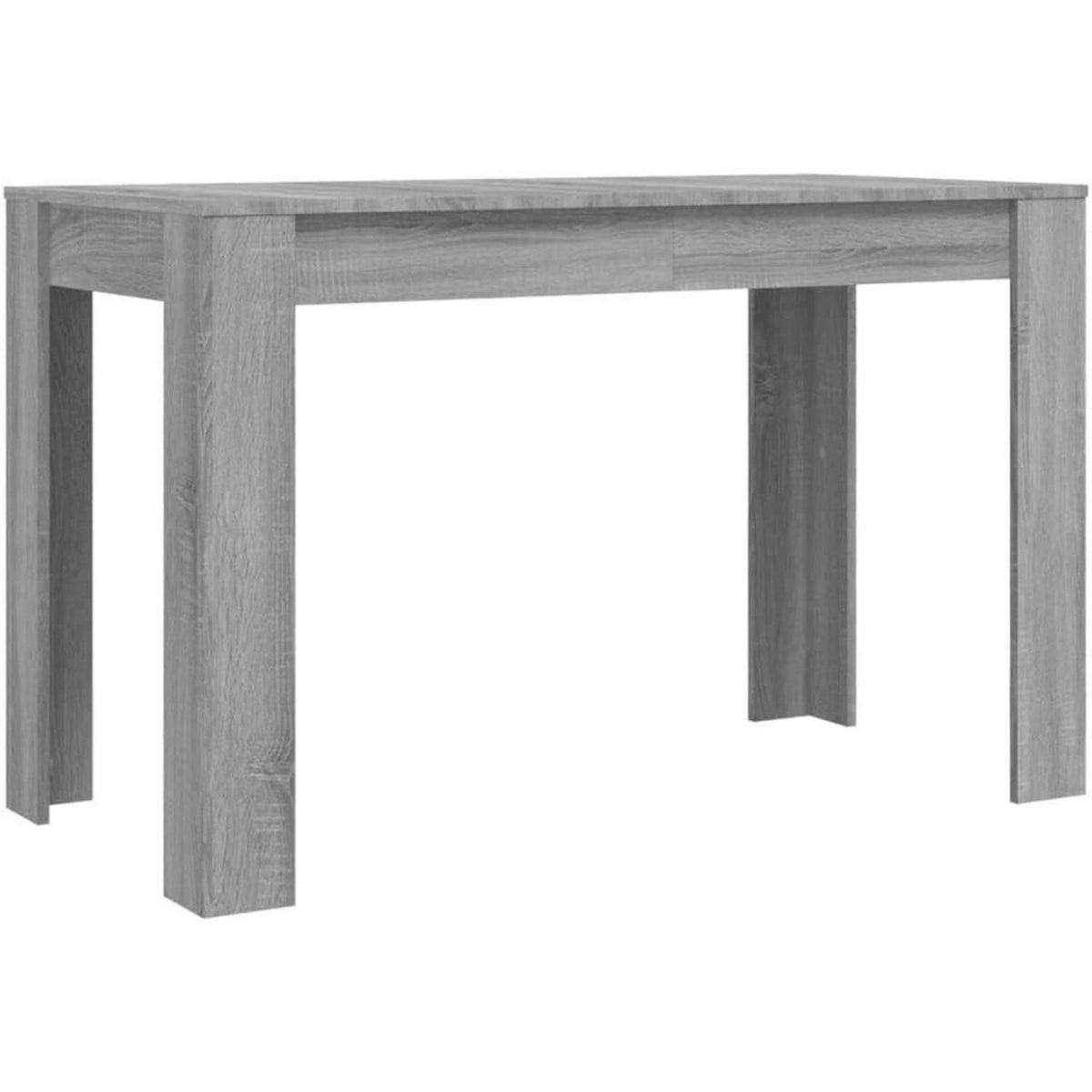 Esszimmertisch Grau Sonoma 120x60 cm – Minimalistischer Küchentisch