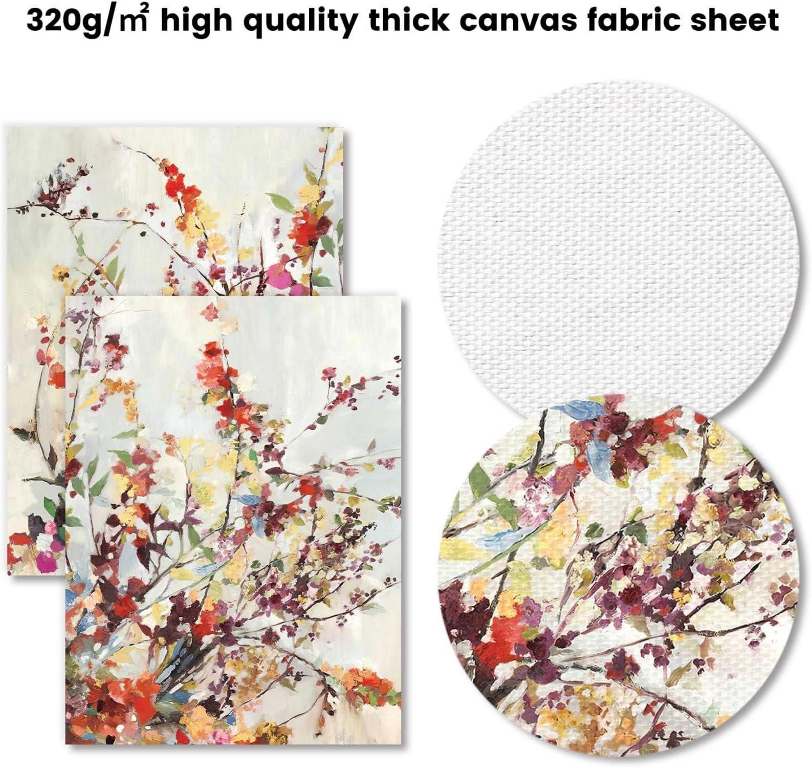 Wildblumen Vintage Leinwandbilder 12x16 Wohnzimmer Schlafzimmer Dekor