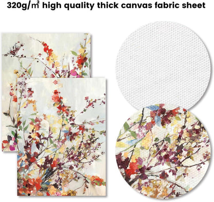 Wildblumen Vintage Leinwandbilder 12x16 Wohnzimmer Schlafzimmer Dekor