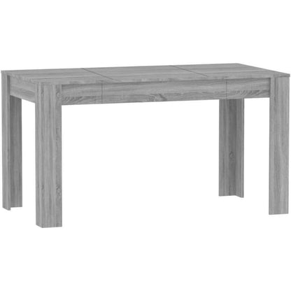 Esstisch Grau Sonoma 140x74,5 cm Holzwerkstoff