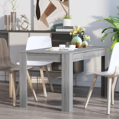 Esstisch Grau Sonoma 140x74,5 cm Holzwerkstoff