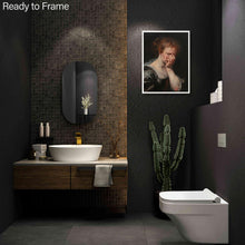 Lustiges Badezimmer Leinwand Poster Vintage Frau 30x40cm