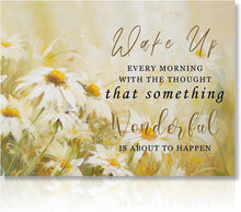 Inspirierendes Blumen Wandposter Zitat 30x40 cm Deko ohne Rahmen