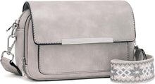 Damen Handy Umhängetasche Vegan Leder Crossbody Schultertasche