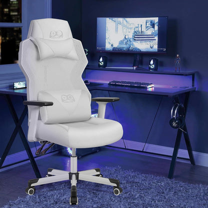 Gaming Stuhl OneGame Weiß Atmungsaktiv Verstellbar Ergonomisch