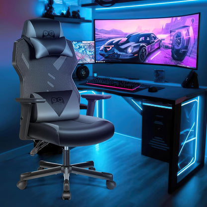 OneGame Gaming Stuhl Schwarzgrau Ergonomisch Verstellbar