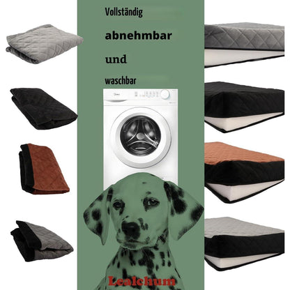 Hundeautositz mittelgroß mit Leine & Memory-Schaum