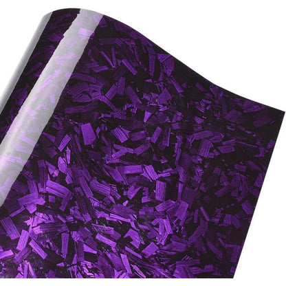 Autofolie Forged Carbon Lila Glanz – Car Wrapping Folie 75x152cm