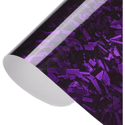 Autofolie Forged Carbon Lila Glanz – Car Wrapping Folie 75x152cm