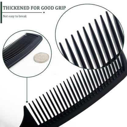 5 Stück Professionelles Haarkamm-Set Antistatischer Styling-Kamm Schwarz