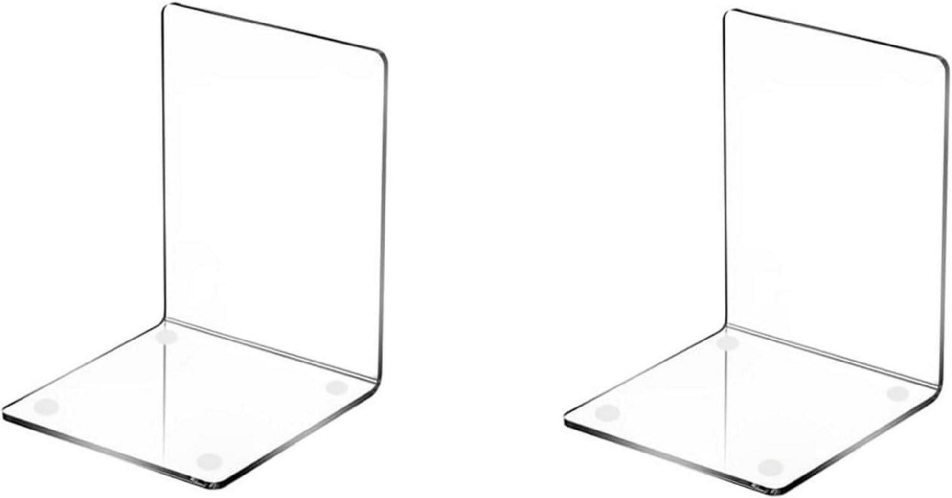 Buchstützen Acryl Transparent Rutschfesten Aufklebern Halter