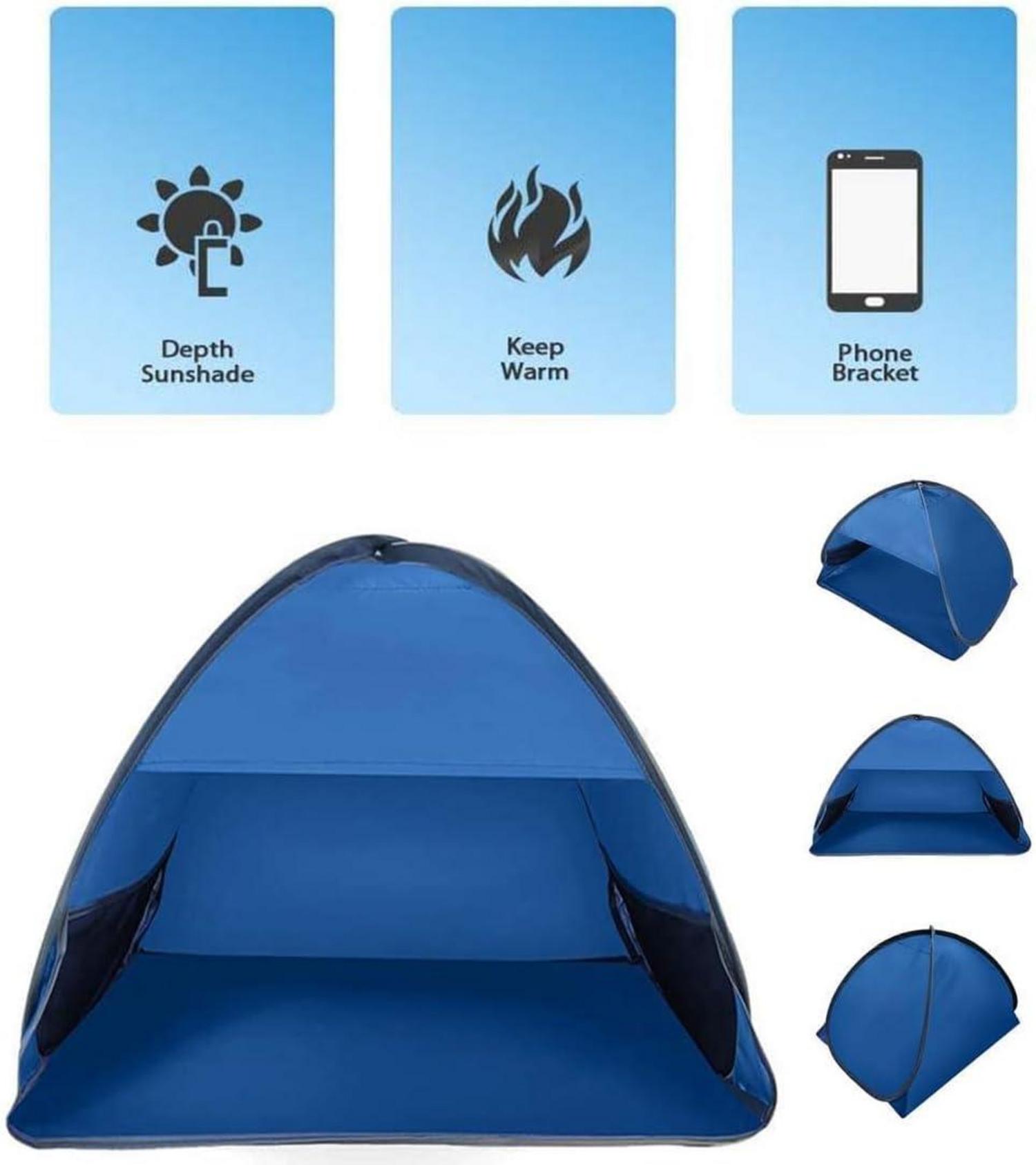 Mini Kopfzelt Strandzelt Pop Up Sonnenschutz Aufbewahrungstasche