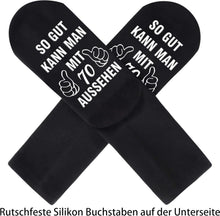 Herren Lustige Socken 43-46 Baumwolle Schwarz Wadenlang