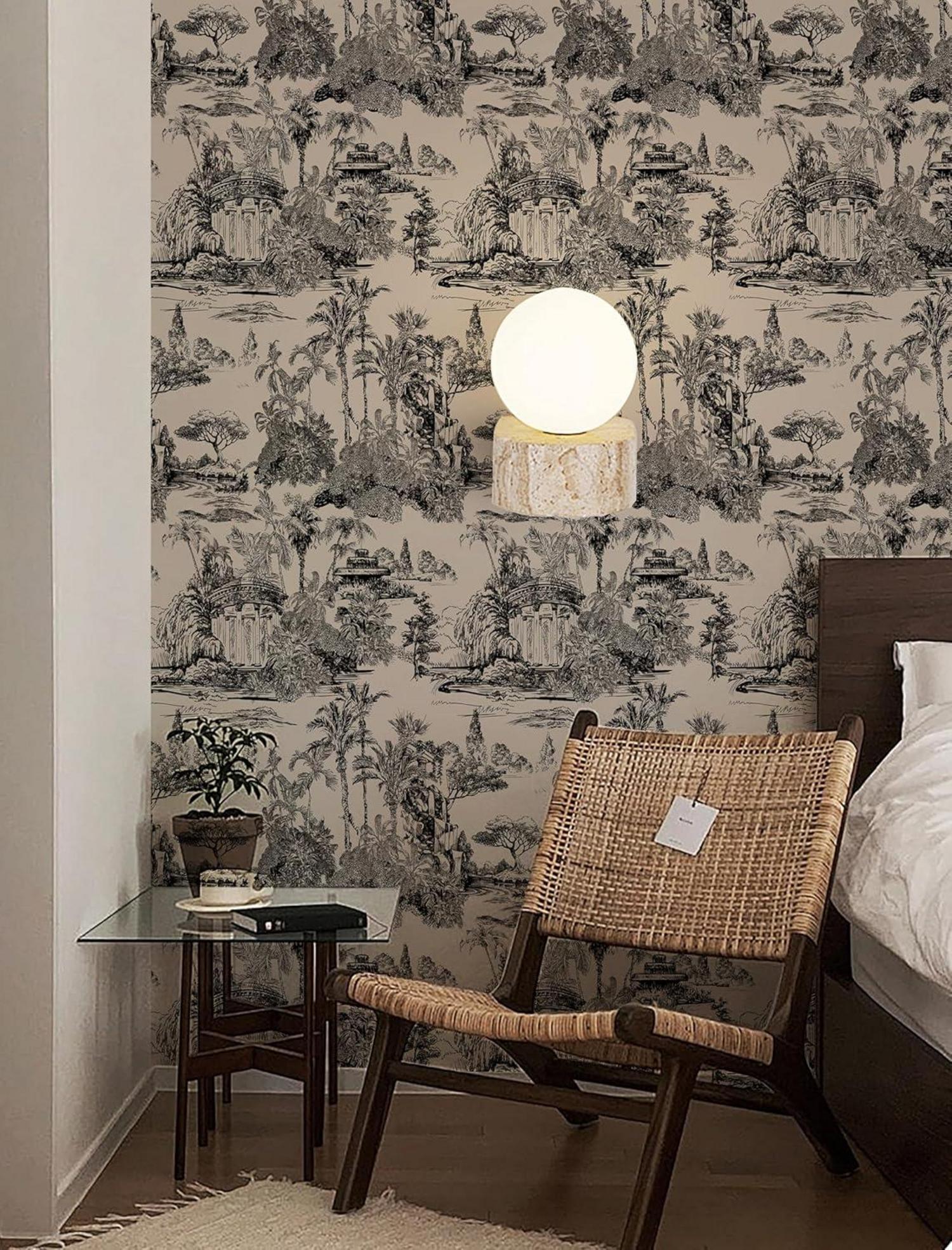 Selbstklebende Blumen Tapete PVC Wandfolie 44x1000cm Klebefolie