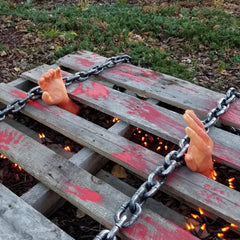 Halloween Deko Hand Horror Set Garten Party Outdoor Türdeko Gruselig