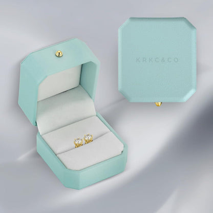 Moissanite Ohrringe Silber 925 Damen Krappenfassung 1,2 Karat D VVS1