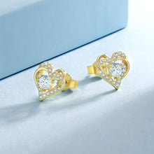 Moissanite Ohrringe Damen Silber 925 Halo Diamant VVS1