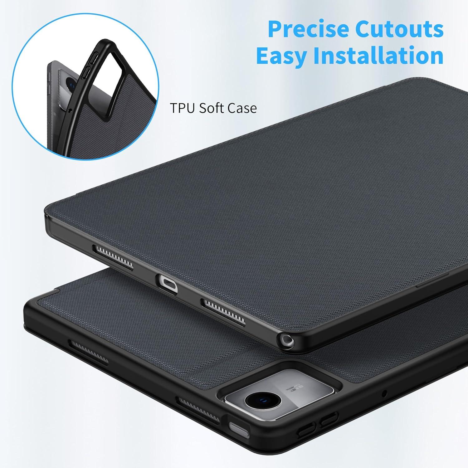 EasyAcc Lenovo Tab M11 TB330 2024 Hülle - Stifthalter Folio Schutzhülle