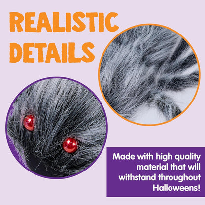 Gruselige Halloween-Riesenspinne Outdoor-Deko 150cm