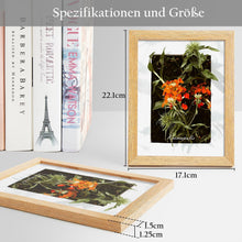 4er Set Kleine Bilderrahmen 15x20 cm Eichenoptik Acrylglas