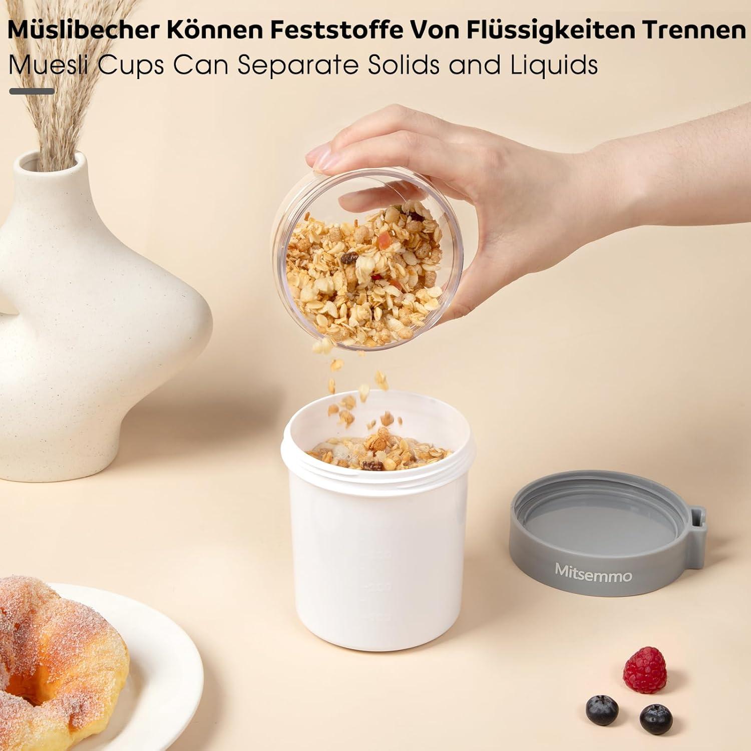 Müslibecher to Go Kinder Müsli Cup Cornflakes