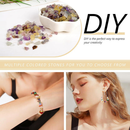 Edelstein Perlen Set 400pcs zum Basteln DIY Schmuck Weihnachten