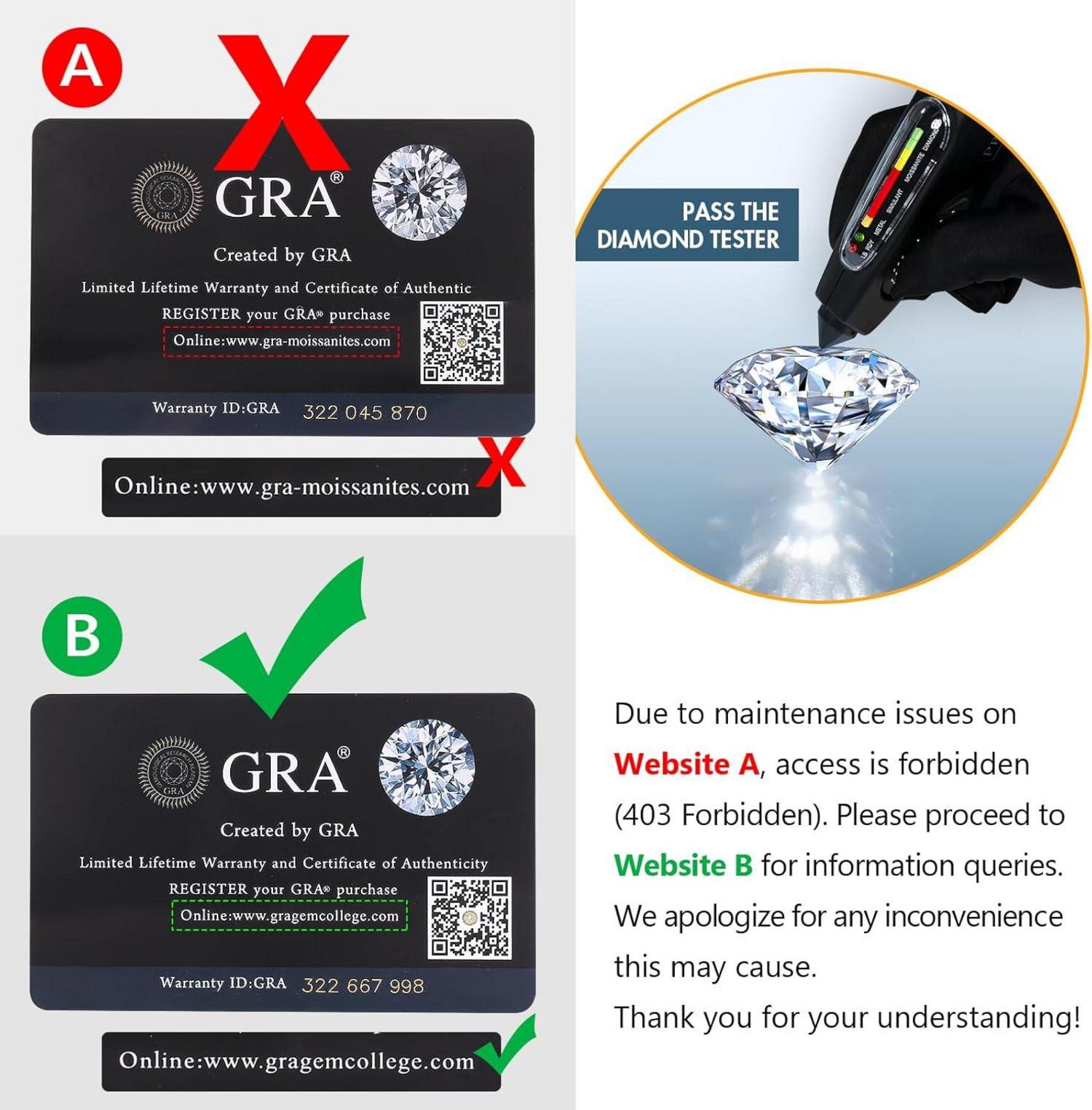 Moissanite Ohrringe 925 Silber 1,6 Karat VVS1 D Diamant Ohrstecker