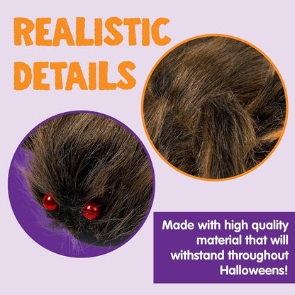 JOYIN Halloween-Spinne Riesengroß 150 cm Haarig Realistisch