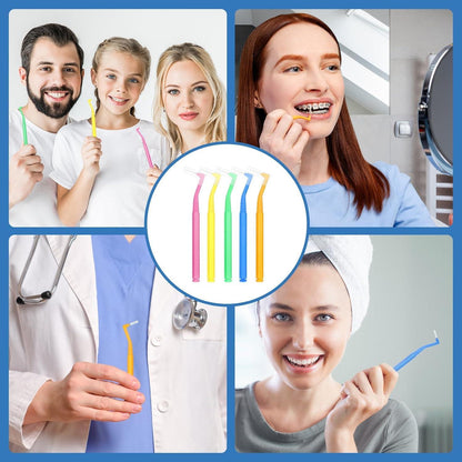 Interdentalbürsten Set 50 Stk. 5 Größen Dentalbürsten Zahnreinigung