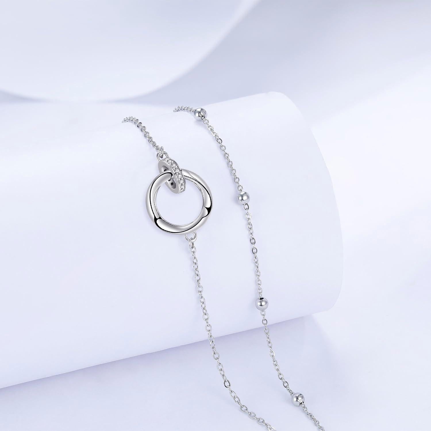925 Silber Fußkettchen Damen Verstellbare Fußkette Strand Schmuck