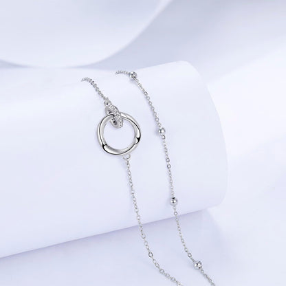 925 Silber Fußkettchen Damen Verstellbare Fußkette Strand Schmuck