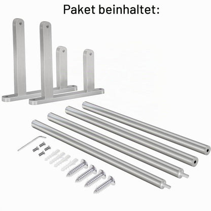 Edelstahl Handtuchhalter Wand 60cm – Gebürstetes Nickel
