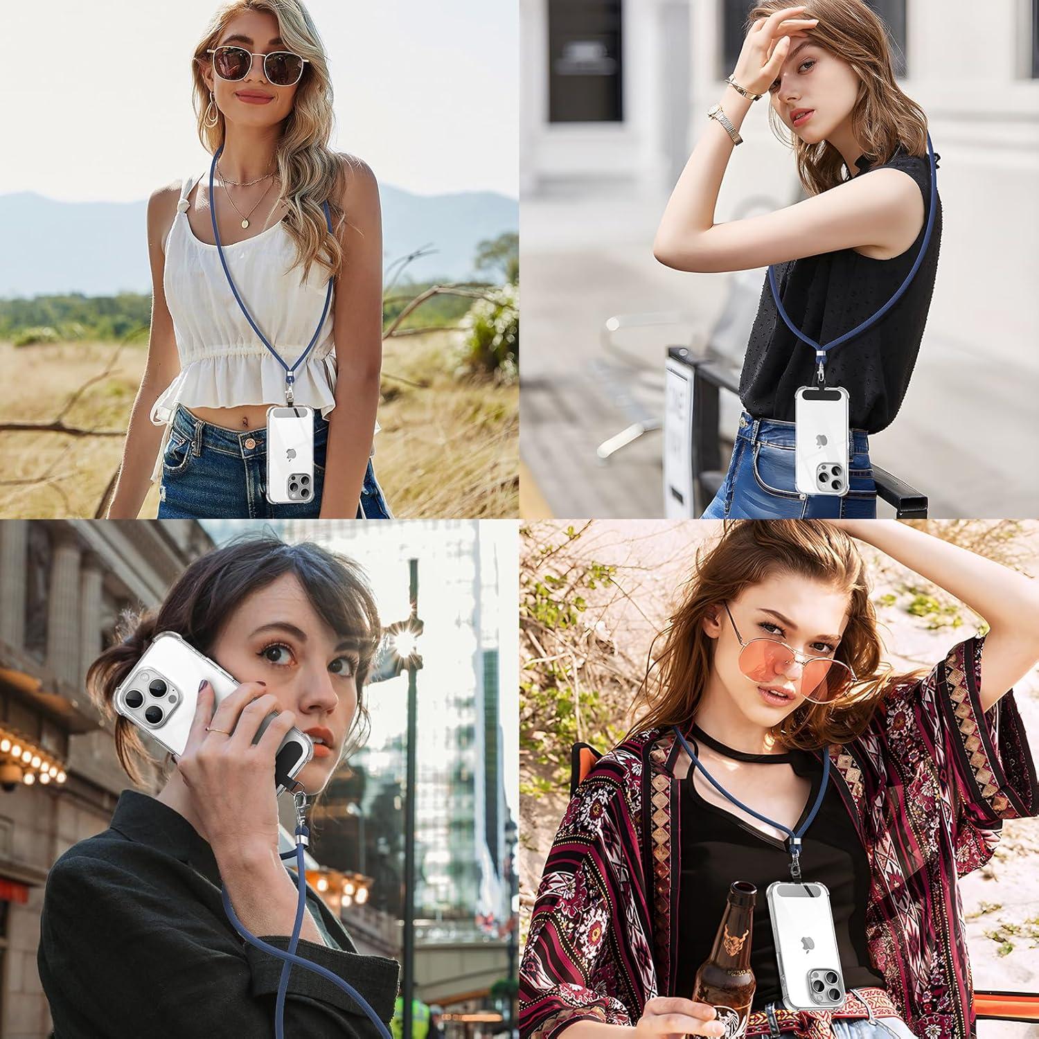 Handykette Universal Lanyard für Smartphones 2 Stück Patch abnehmbar