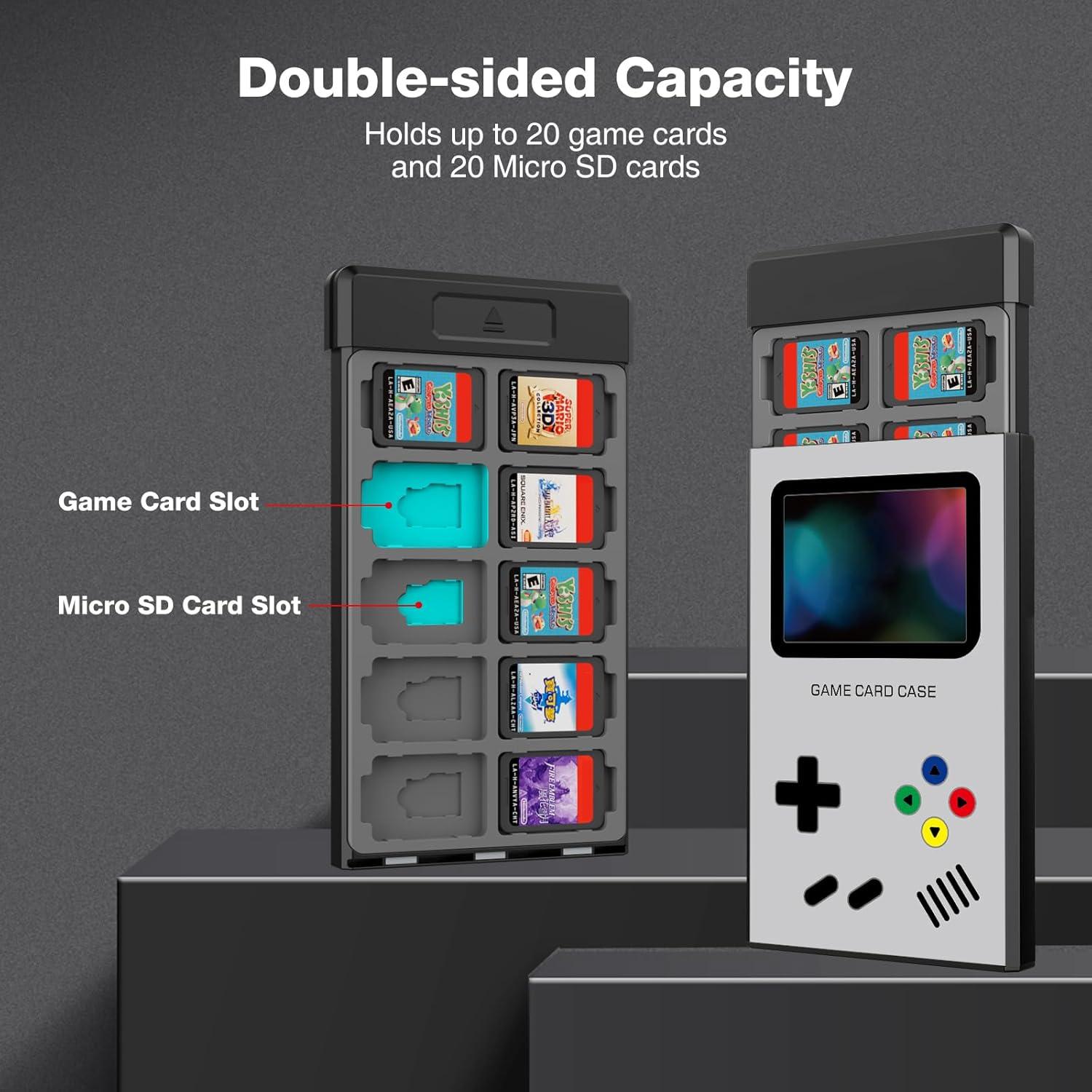 Spiele Aufbewahrungsbox für Switch Lite OLED, Metall