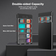 Switch Spiele Aufbewahrungsbox mit 20 Spiele Karte Slots