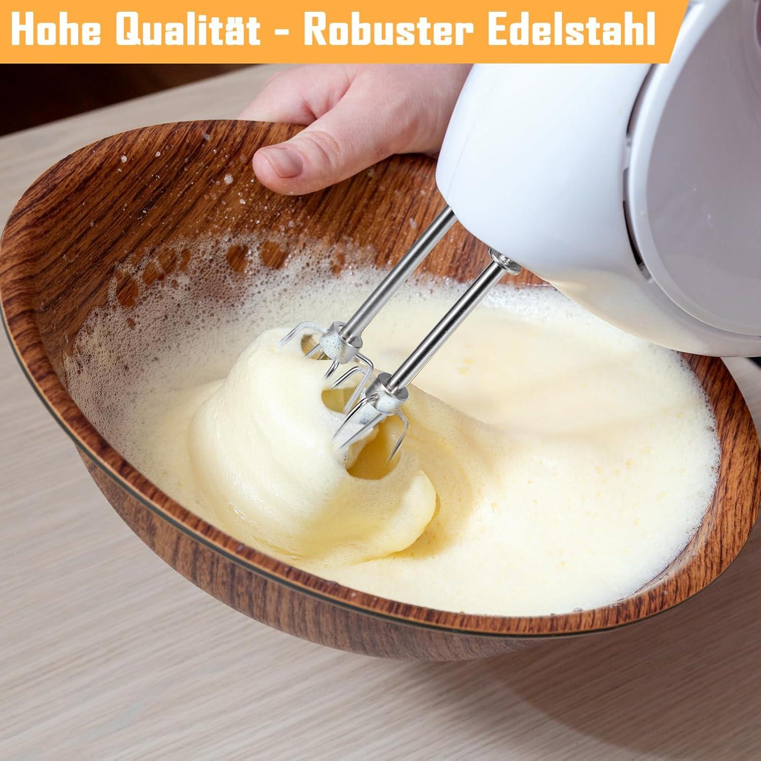 2 Stück Rührbesen Handmixer Schneebesen Ersatz Mixbesen Rührstäbe