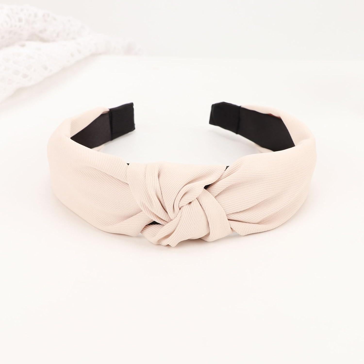 Damen Haarreifen 4er Pack Stirnband Knoten Haarband trendiger Mori-Stil