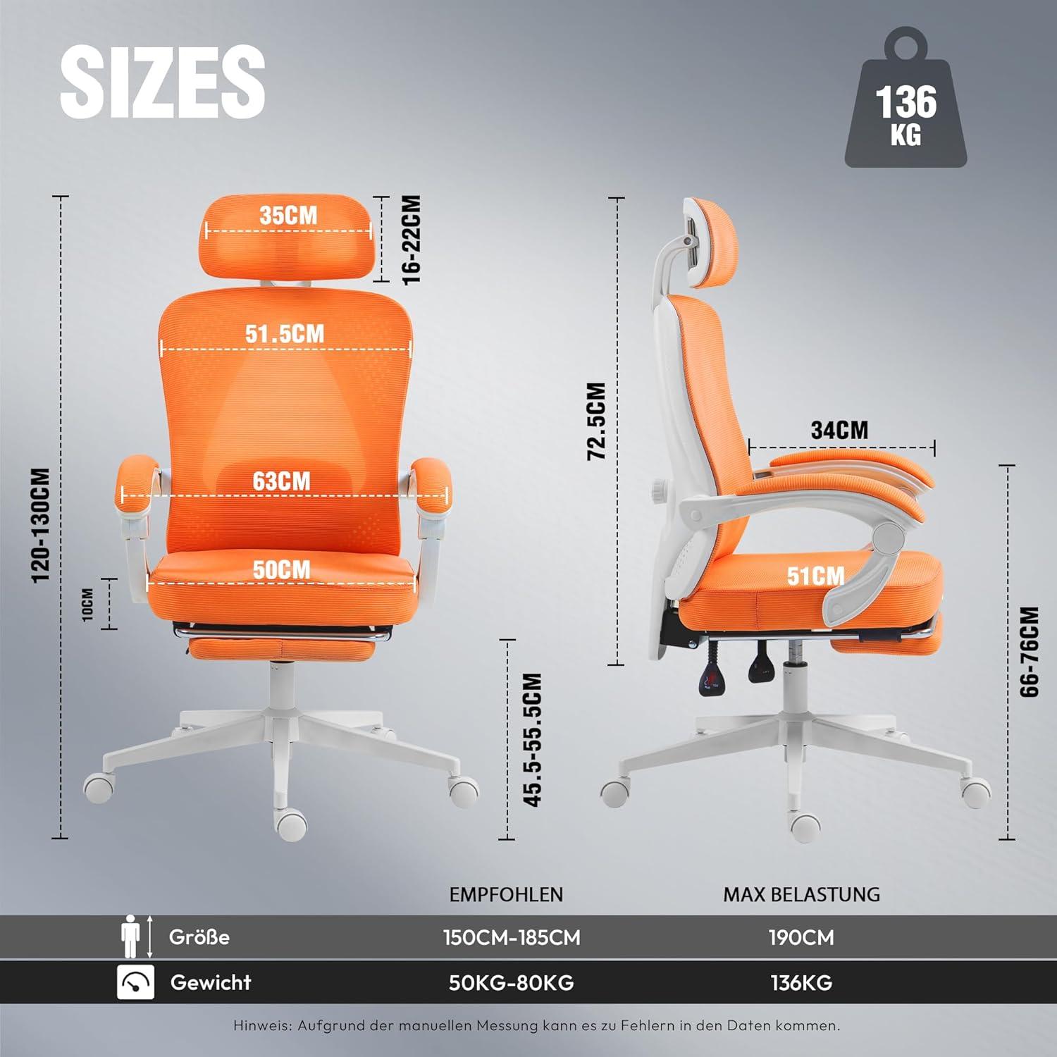 Ergonomischer Bürostuhl mit
