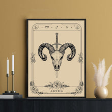 Konstellation Leinwandbilder mit Rahmen Schwarz 30x40 cm