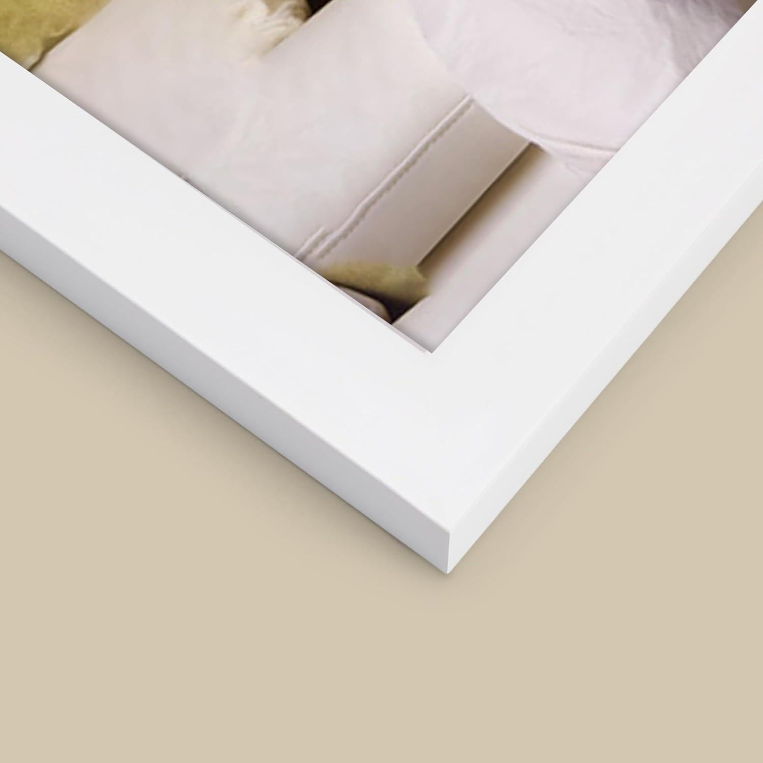 Giftgarden Weiße Bilderrahmen 20x30cm für Foto und Bilder, Schlankes Design