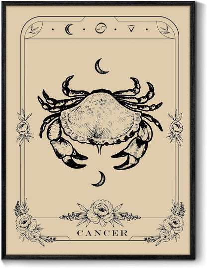 Leinwandbilder Konstellation Schwarz MHARTK66 30x40 cm Wohnzimmer