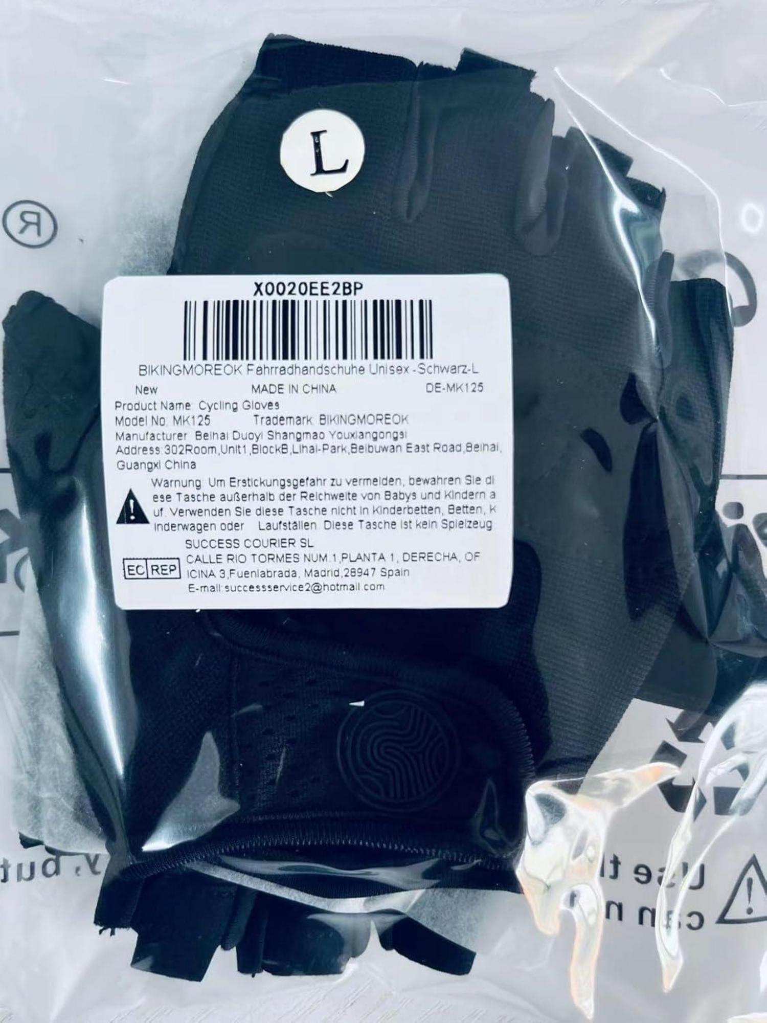 Fahrradhandschuhe Halbfinger Atmungsaktiv Gel-Polster Lycra