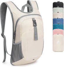 Kleiner Faltbarer Rucksack 12L Leicht für Outdoor Wandern Camping