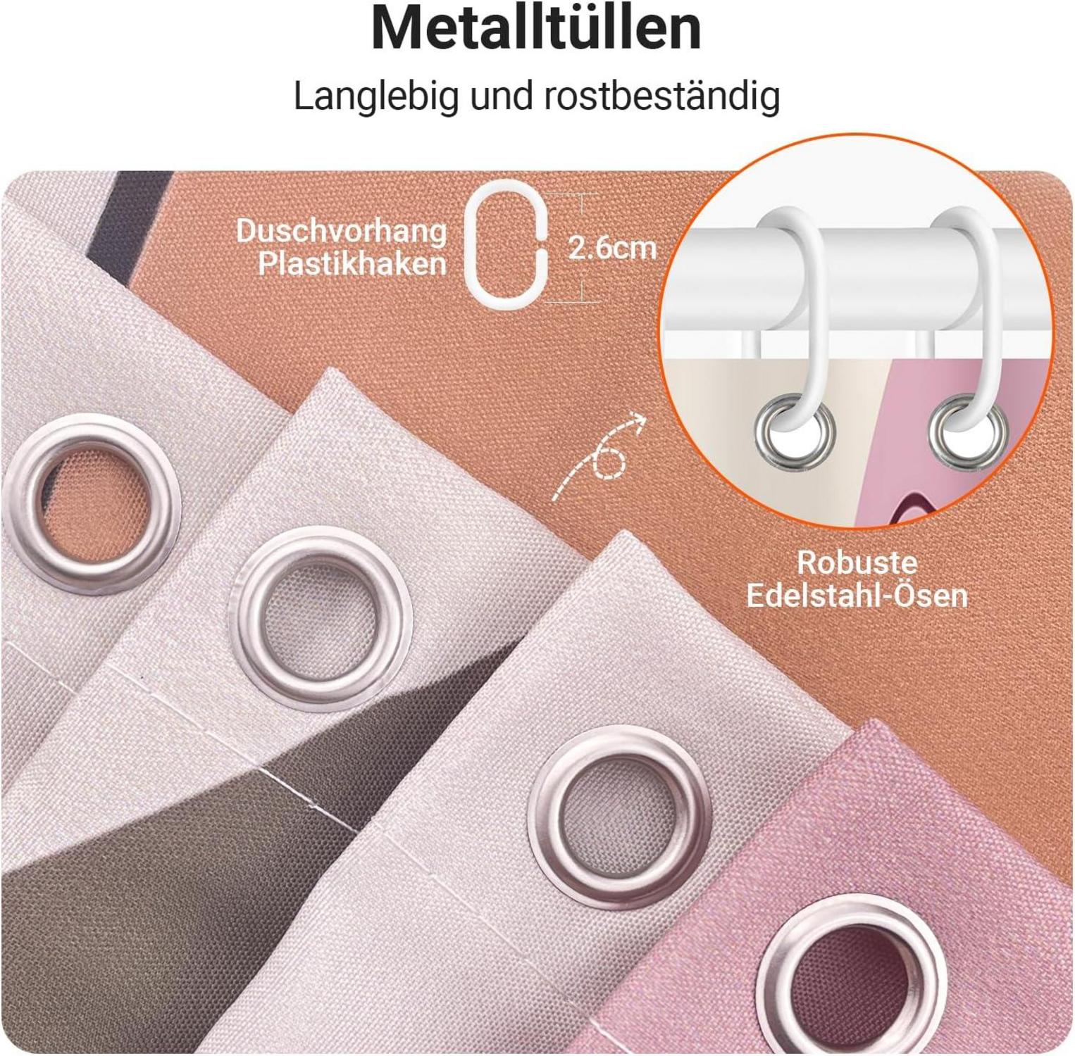 Duschvorhang Frauenmuster 180x200cm Antischimmel Polyester wasserabweisend