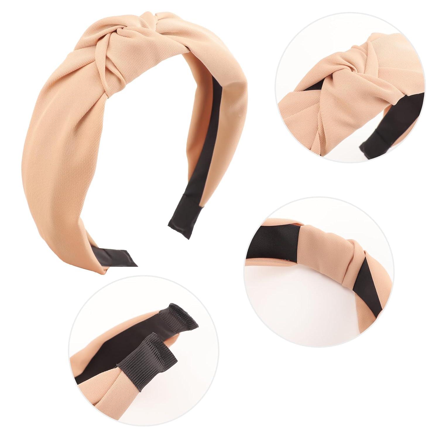 Haarreifen Damen Mädchen breite Stirnbänder 4er Packung Boho Haarreif