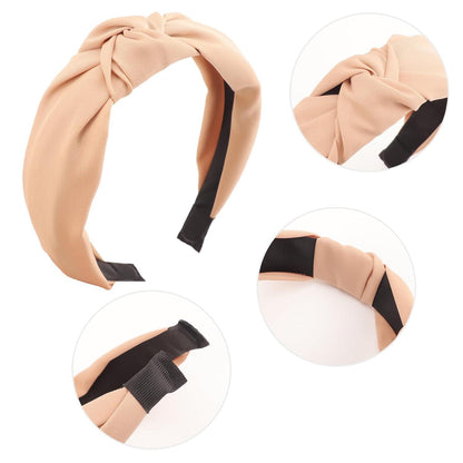 Haarreifen Damen Mädchen breite Stirnbänder 4er Packung Boho Haarreif