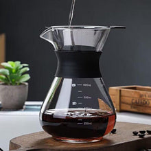 Pour Over Kaffeemaschine Glas Permanentfilter 600 ml