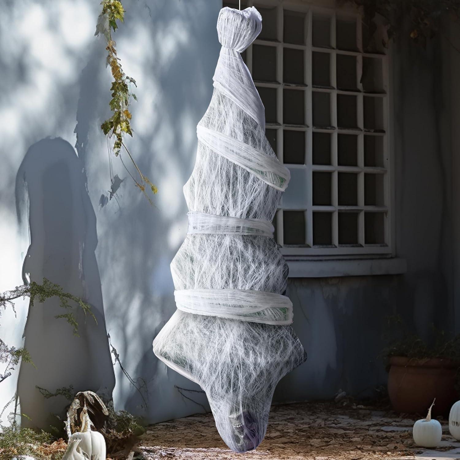 Halloween-Kokon-Leiche Aufhängen Deko lebensgroß Friedhof