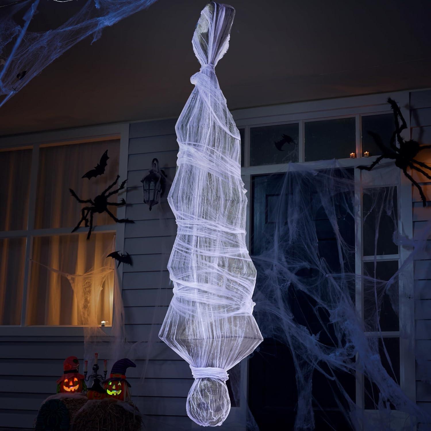 Halloween Kokon Leiche zum Aufhängen für gruselige Dekorationen im Freien
